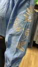 Isay dk - Bluse blå m/broderi thumbnail